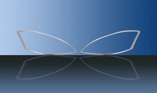 Kromede kantlister til Lyskastere - Mercedes Benz  W221