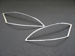 Kromede kantlister til Lyskastere - Mercedes Benz  W221