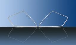 Forkromede kantlister til baglygter - Mercedes Benz W221