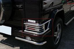 Forkromet beskyttelsesramme til baglygter - Mercedes Benz W463