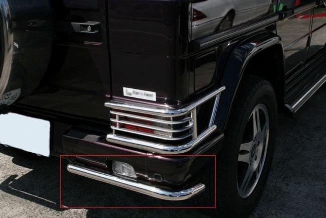 Forkromet bagskærm - Mercedes Benz W463