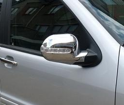 Chrome side mirror covers (with LED indicators, Chrome - Mercedes Benz W163