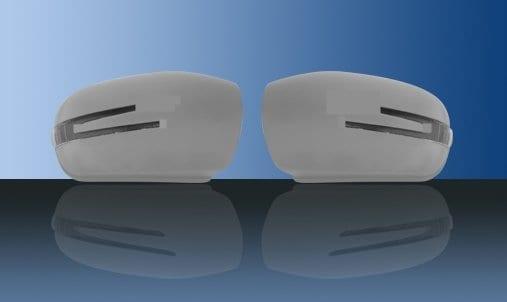 Olackade spegelkåpor (m. LED-blinkers) - Mercedes Benz W203,W211