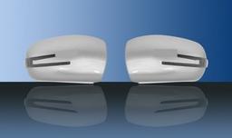 Silverfärgade spegelkåpor (m. LED-blinkers) - Mercedes Benz W203,W211