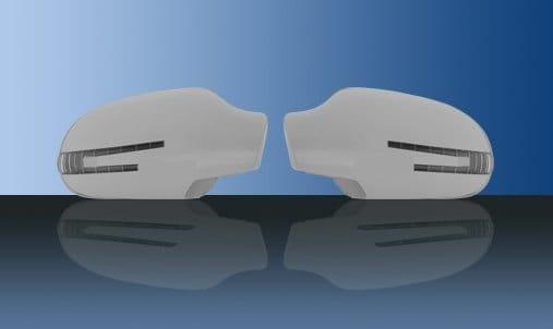 Olackade spegelkåpor (m. LED-blinkers) - Mercedes Benz R170,W208