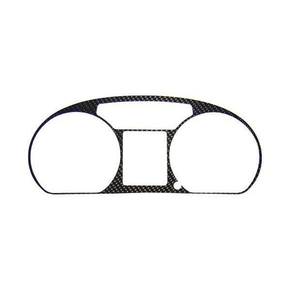 Carbon fibre panel for dash gauge
