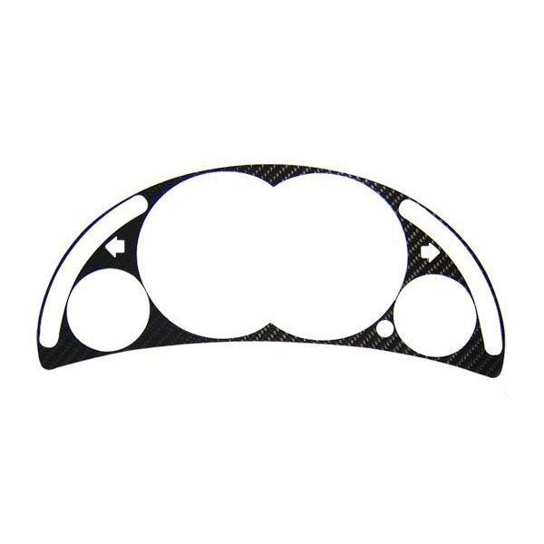 Carbon fibre panel for dash gauge