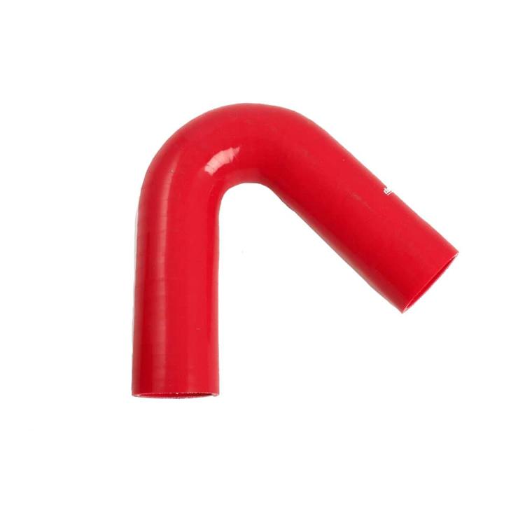 Rød Silikonslange 135 Graders Vinkel