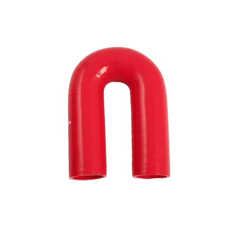 Rød Silikonslange 180 Graders Vinkel