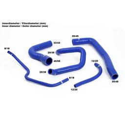 Blue Cooling Hoses Saab 9000