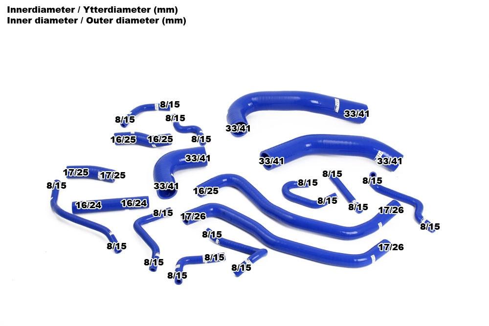 Jäähdytinletkut Suzuki Swift Sport 1.6 05-10