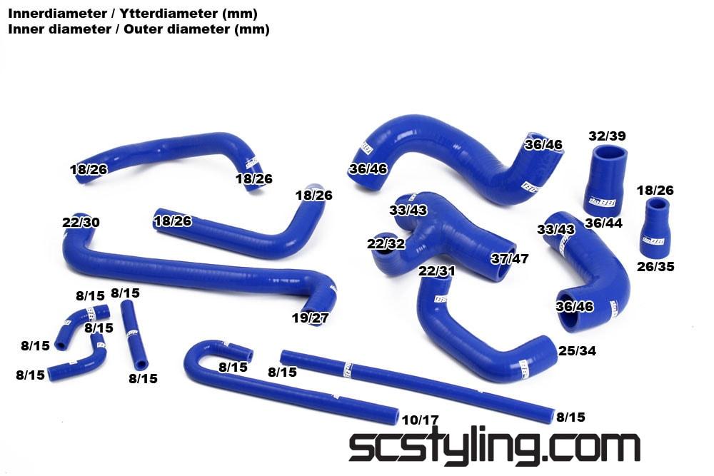 BMW M3 E30 Kylarslangar
