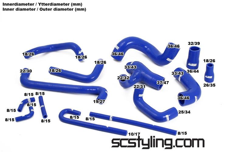 BMW M3 E30 Jäähdytinletkut