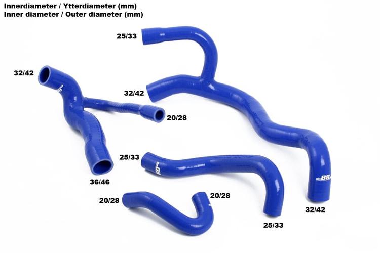Cooling hoses - Audi S2 RS2 ABY ADU 1992-1996