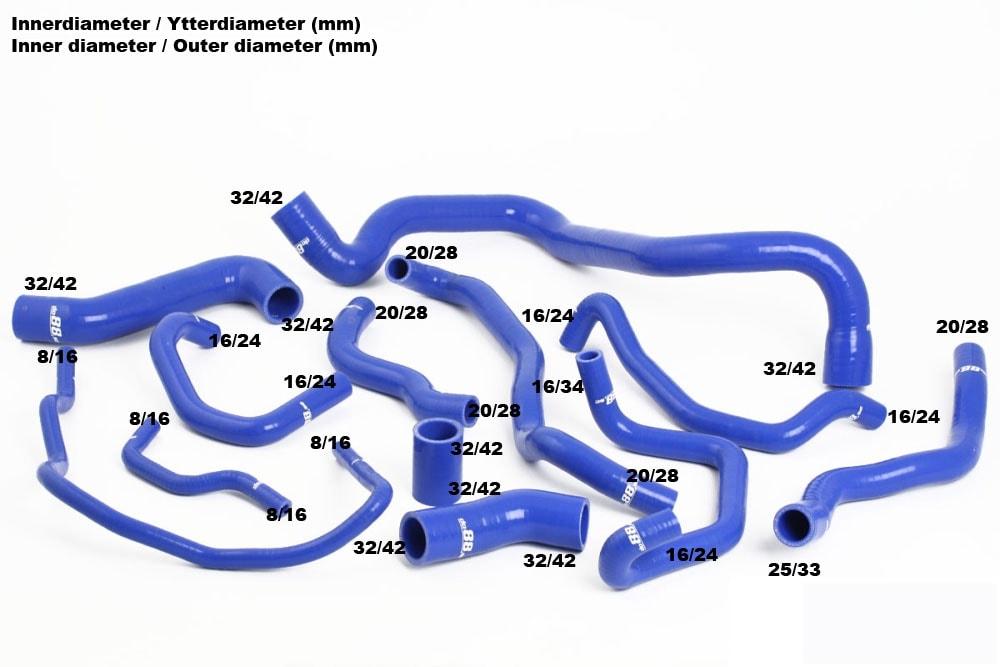 Cooling hoses Audi S3 TT Seat Cupra R 1,8T