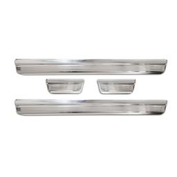 Door sills "Lines" Nissan MICRA V Hatchback 5D