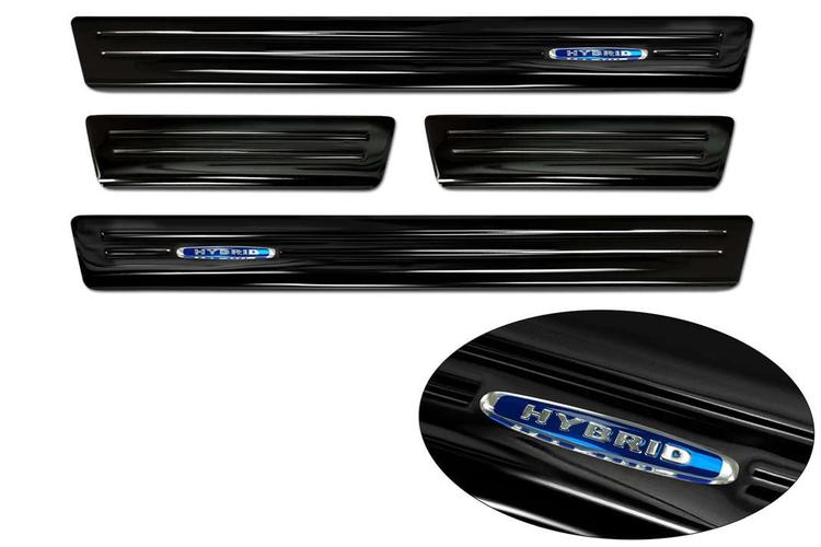 Door sills blue "Hybrid" (4pcs) Opel Grandland X / Hybrid FL