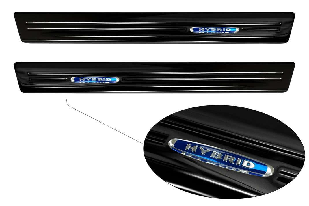 Door sills blue '' Hybrid '' (2pcs) Renault CLIO V 5D
