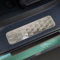 Indstigningslister (2 stk.) Børstet stål VW ID. Buzz / Buzz Cargo