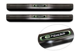 Door sills blue '' E-POWER '' (2pcs) VW ID Buzz