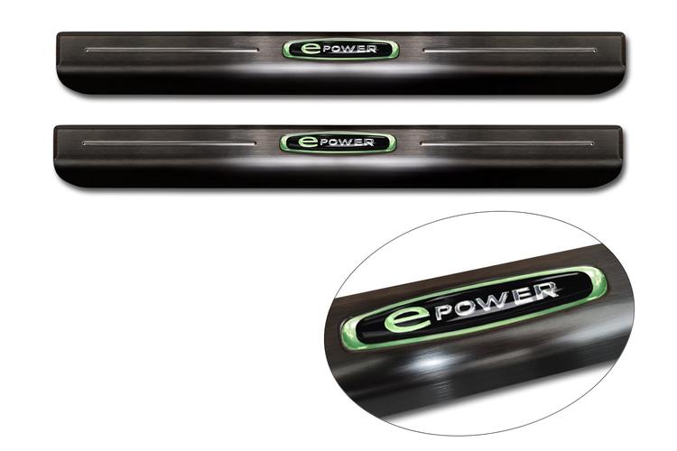 Door sills blue '' E-POWER '' (2pcs) VW ID Buzz
