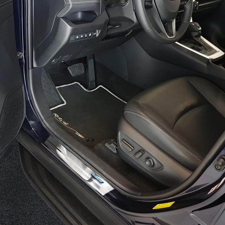 Indgangsliste børstet stål Toyota RAV4