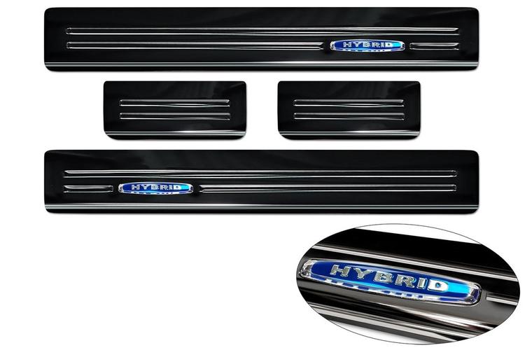 Door sills blue "Hybrid" (4pcs) Ford Mondeo MK5 Turnier/ Limousine FL