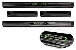 Door sills blue '' E-POWER '' Ford Mustang MACH-E