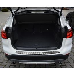Brushed Steel Rear Bumper Protector BMW X1 F48