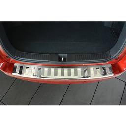 Brushed Steel Rear Bumper Protector Honda Civic Tourer