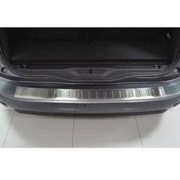 Brushed Steel Rear Bumper Protector Citroen C4 Grand II Picasso