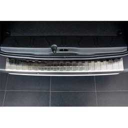 Brushed Steel Rear Bumper Protector Citroen Berlingo II & Peugeot Partner II
