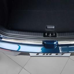 Brushed Steel Rear Bumper Protector Kia Niro