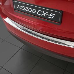 Brushed Steel Rear Bumper Protector Mazda CX-5