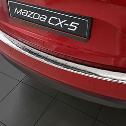 Brushed Steel Rear Bumper Protector Mazda CX-5