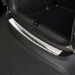 Brushed Steel Rear Bumper Protector Opel Crossland X
