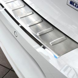 Brushed Steel Rear Bumper Protector VW Transporter T6