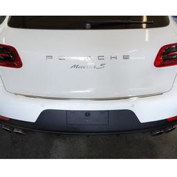 Brushed Steel Rear Bumper Protector Porsche Macan