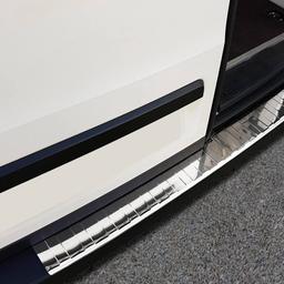Brushed Steel Rear Bumper Protector VW Crafter