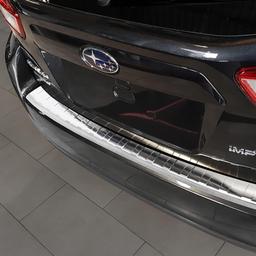 Brushed Steel Rear Bumper Protector Subaru Impreza (GT) 5D