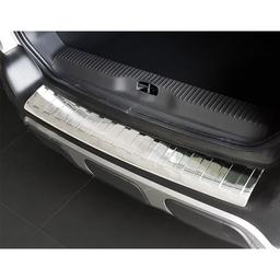 Brushed Steel Rear Bumper Protector Citroen C3 Aircross