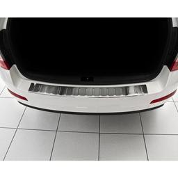 Brushed Steel Rear Bumper Protector Skoda Octavia Station Wagon