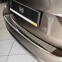 Brushed Steel Rear Bumper Protector Skoda Yeti City