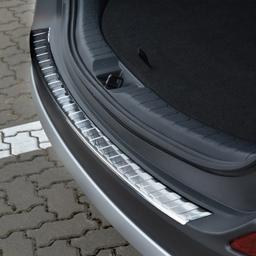 Brushed Steel Rear Bumper Protector Toyota RAV4