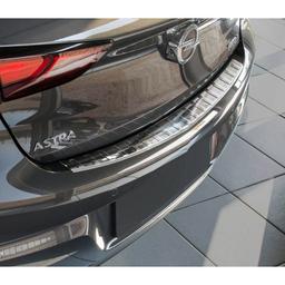 Brushed Steel Rear Bumper Protector Opel Astra V K Hatchback