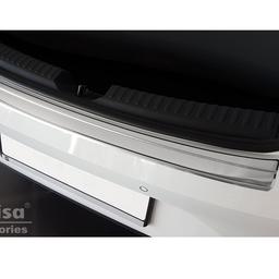 Brushed Steel Rear Bumper Protector Seat Leon 5Drs