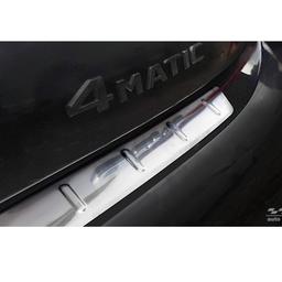 Brushed Steel Rear Bumper Protector Mercedes W205 AMG