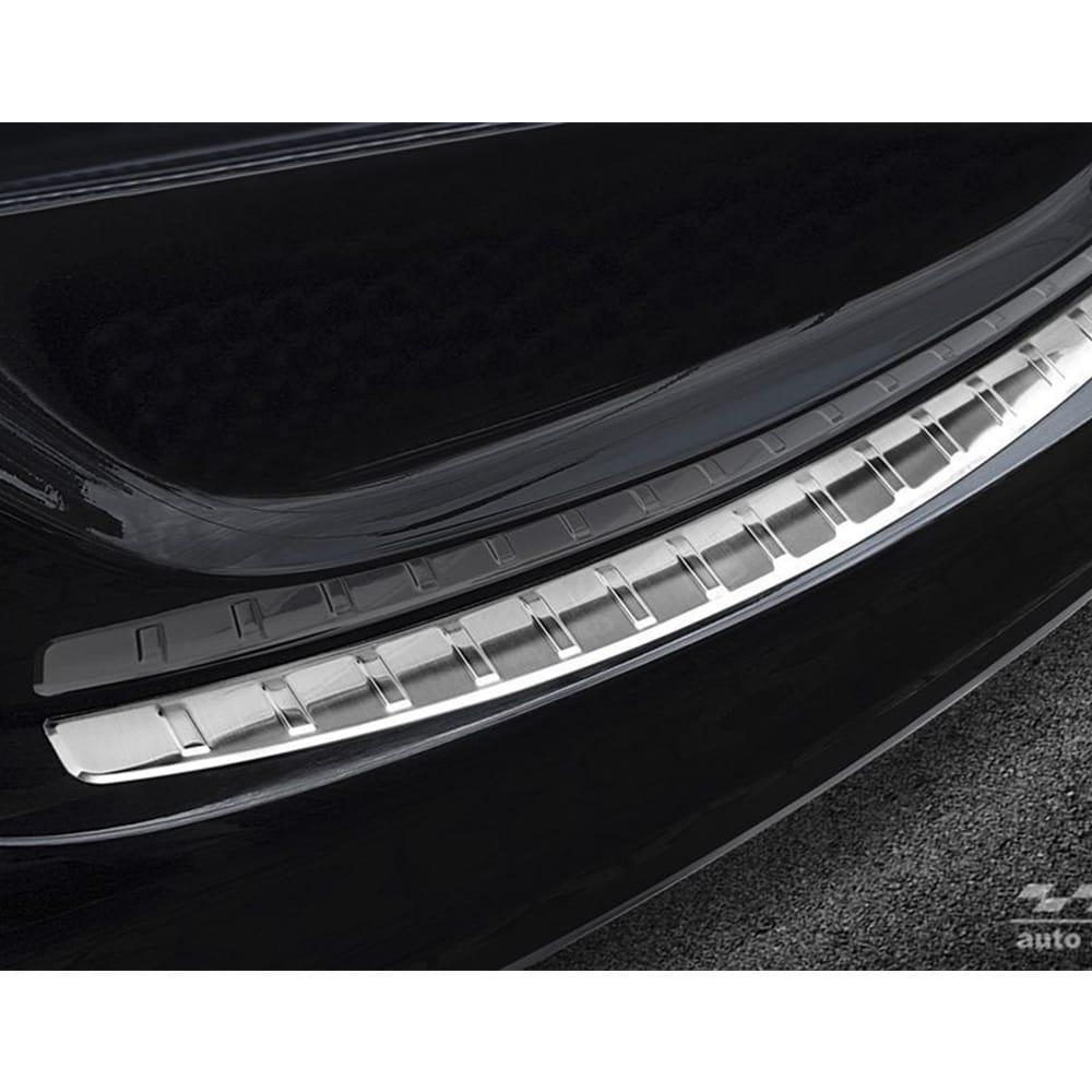 Brushed Steel Rear Bumper Protector Mercedes W205 Sedan