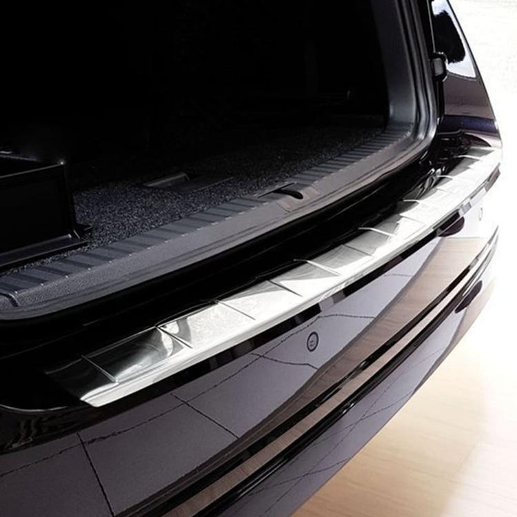 Brushed Steel Rear Bumper Protector Skoda Octavia Estate