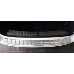 Brushed Steel Rear Bumper Protector Audi A4 B9 Avant